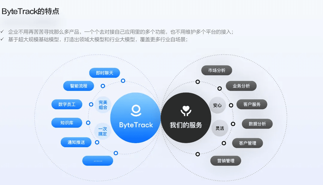 ByteTrack的产品与服务